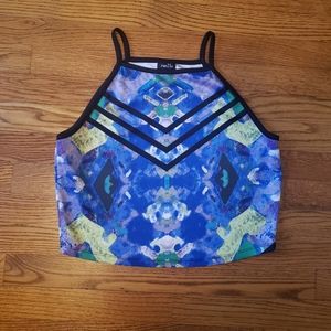 Geometric Crop Top